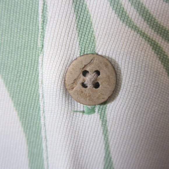 Bobby Chan vtg Men Hawaiian camp shirt p2p 24.5" XL  aloha luau tropical green - Picture 5 of 9